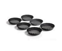 WMF Tortelett Patisserie O10cm schwarz Set 6tei