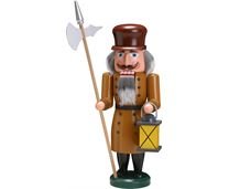 Seiffener Volkskunst Nussknacker Nachtwächter, 40 cm