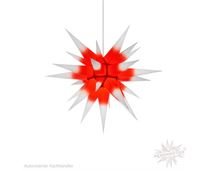 Herrnhuter Sterne Innenstern i6 weiß mit rotem Kern