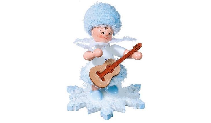Schneeflöckchen Schneeflöckchen mit Gitarre