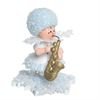 Schneeflöckchen Schneeflöckchen mit Saxophon
