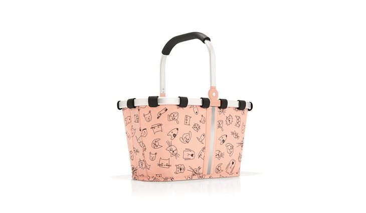 Reisenthel carrybag XS kids cats and dogs rose