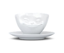 Fifty Eight KaffeeTasse - grinsend weiß