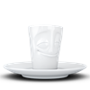 Fifty Eight Espresso Mug mit Henkel - vergnügt weiß
