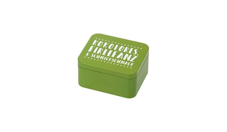 RBV Birkmann Geschenkbox Kokolores, Grün 12 x 10cm, Höhe 6 cm