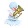 Schneeflöckchen Schneeflöckchen mit Tuba