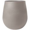 Villeroy & Boch Manufacture Collier Taupe Vase Carre groß