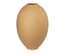 ASA Vase, mustard Höhe 25cm Handarbeit