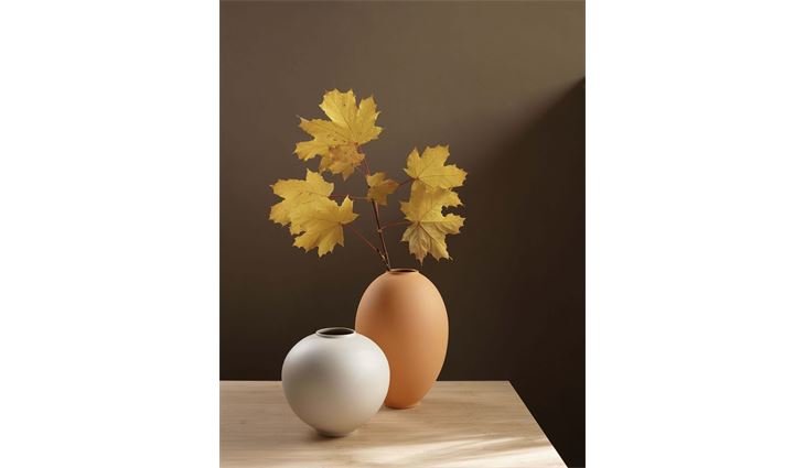 ASA Vase, mustard Höhe 25cm Handarbeit
