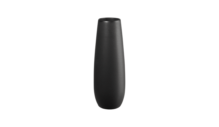 ASA Vase, black iron Höhe 32cm