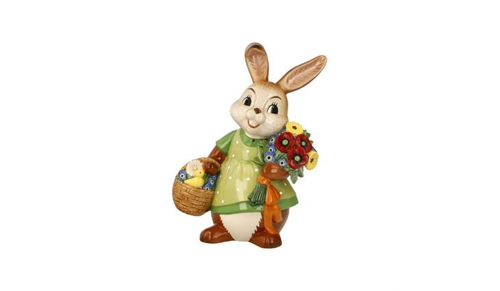 Goebel Figur Hase - Ein Blumengruß