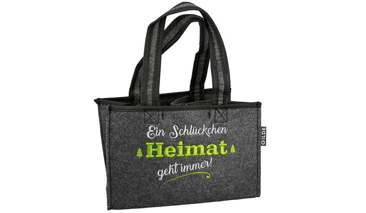 Gilde Flaschentasche "Ein Schlückchen Heimat"