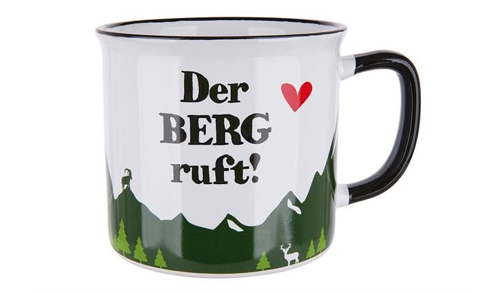 Gilde Keramiktasse "Der Berg ruft"