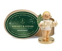 Wendt und Kühn Lim.Golded.No.16 Komponist, Engel mit Notenlinie