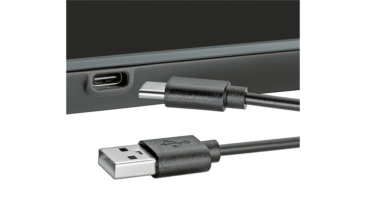 Zassenhaus Digitale Küchenwaage BALANCE USB, schwarz