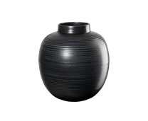 ASA Vase, black japandi